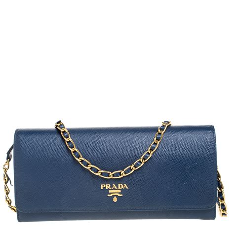 prada wallet navy blue|prada saffiano wallet blue.